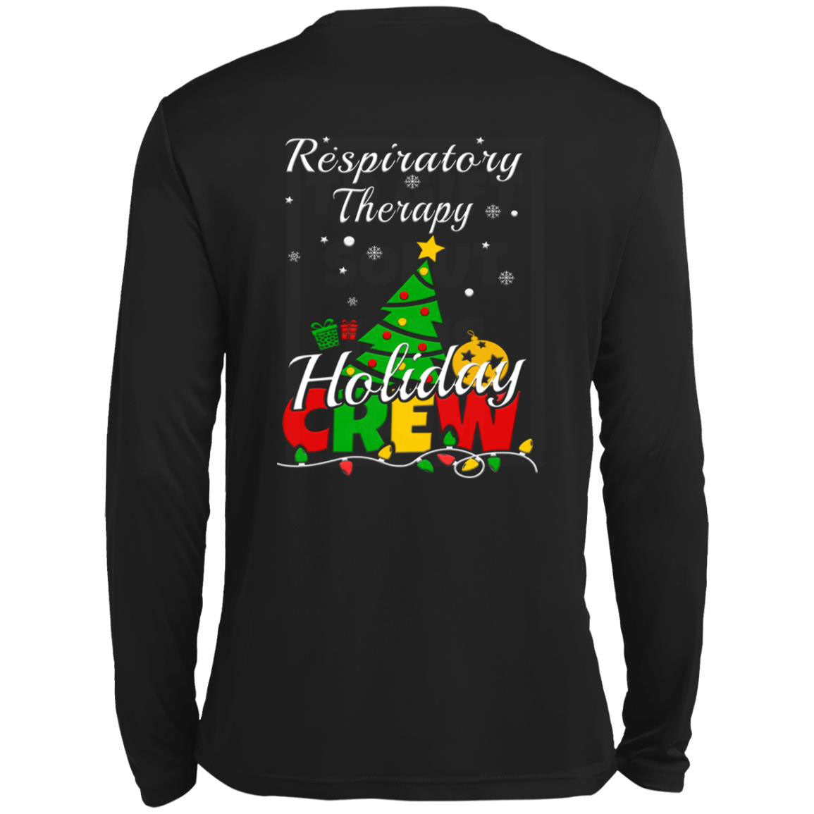 Personalized Respiratory Therapy Holiday Crew Shirts-TD Gift Solutions.com