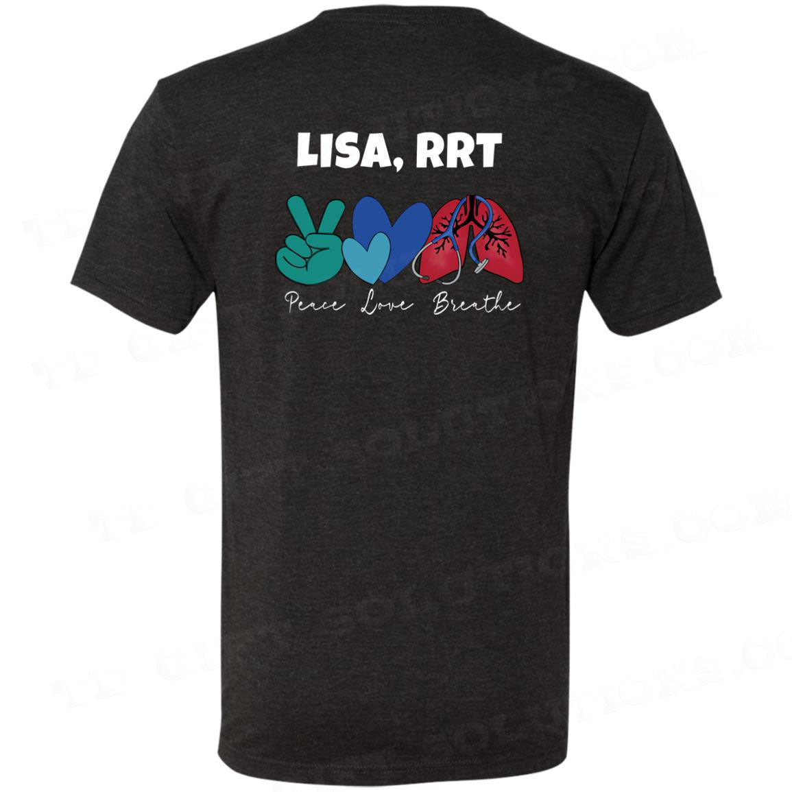 2022 Personalized Respiratory Care Week Triblend T-Shirt-TD Gift Solutions.com