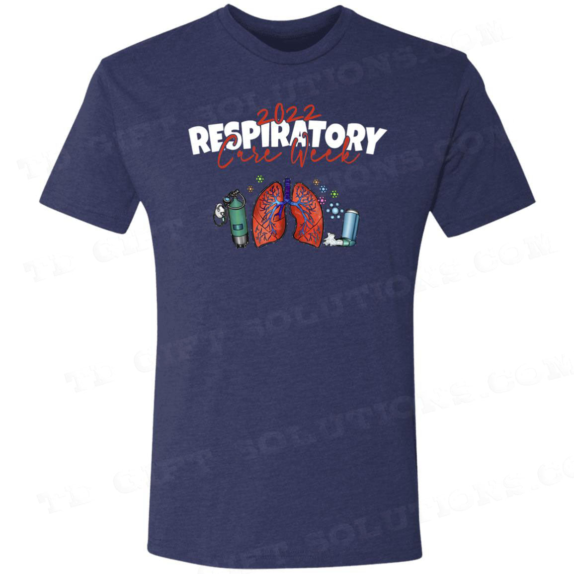 2022 Personalized Respiratory Care Week Triblend T-Shirt-TD Gift Solutions.com