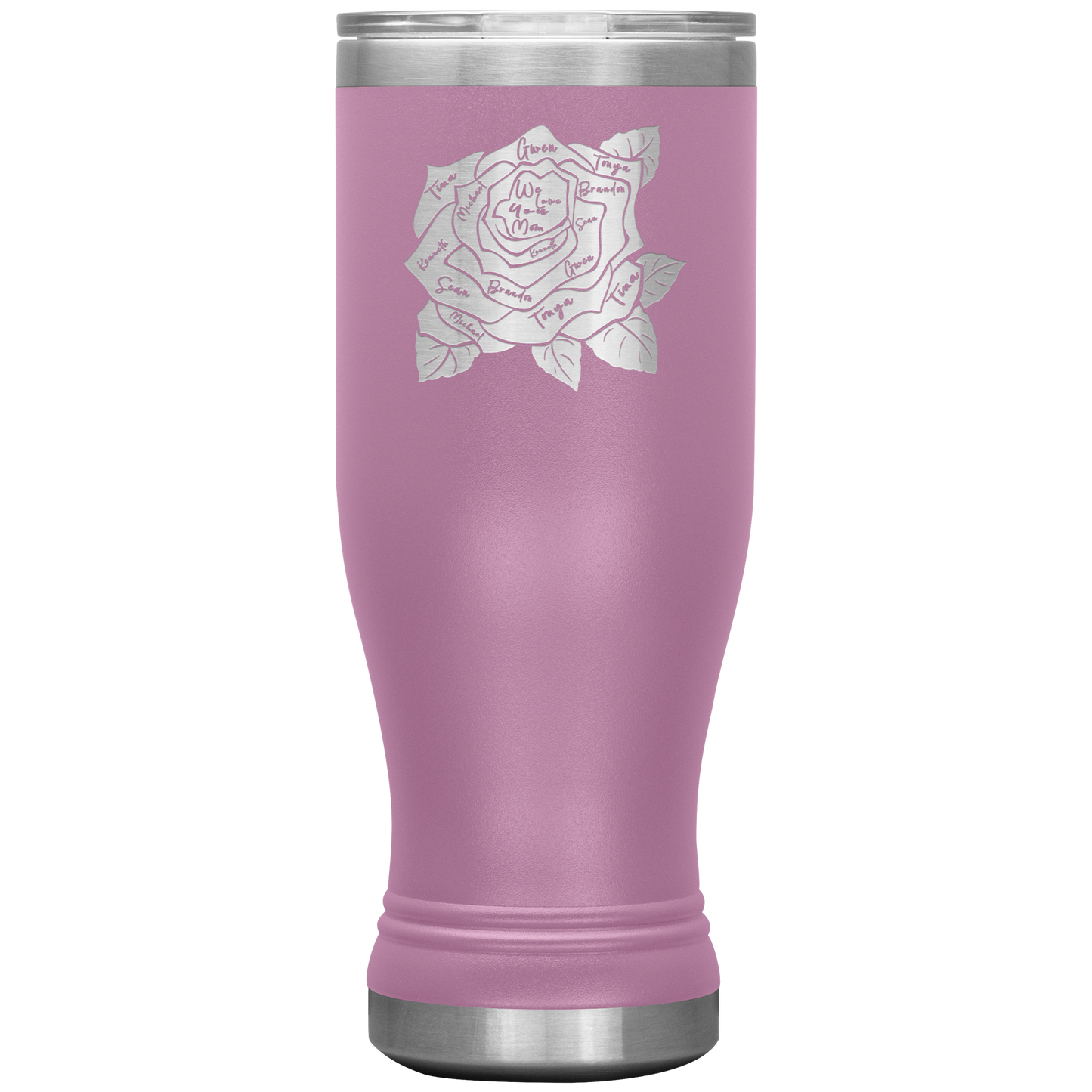 20 oz Personalized Boho Mothers Day Tumbler | Mom Gifts-Tumblers-TD Gift Solutions.com