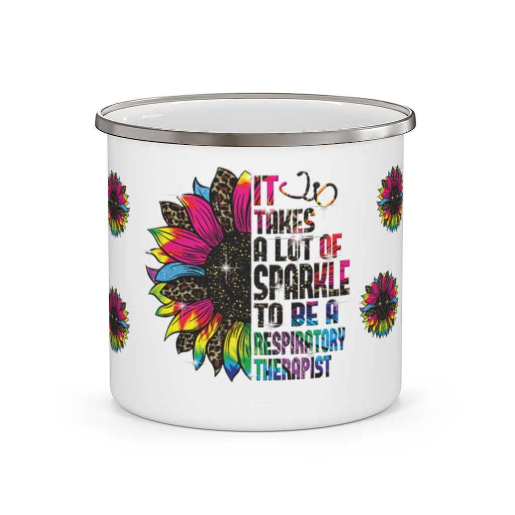 Respiratory Therapist Gifts | Enamel Camping Mug-TD Gift Solutions.com