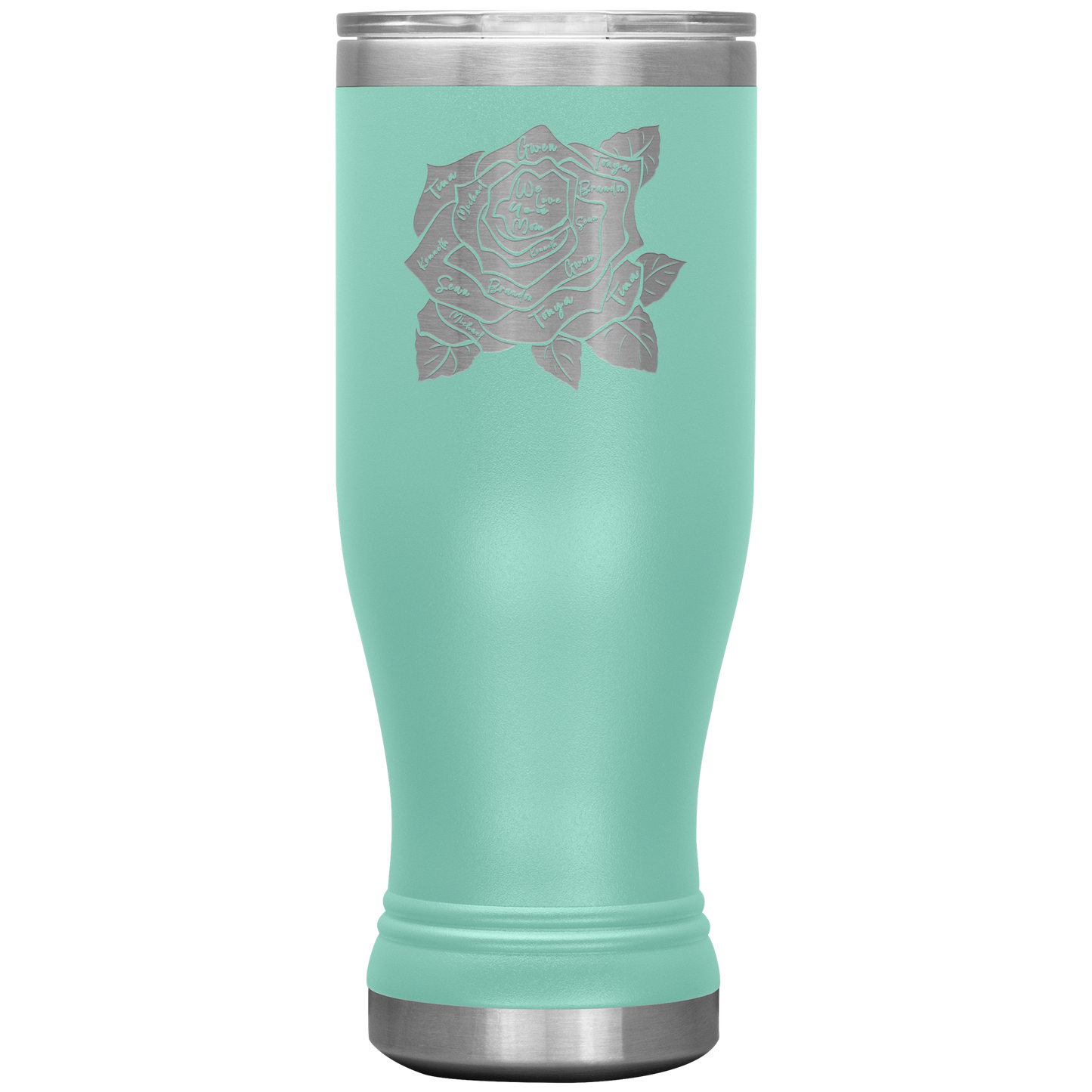20 oz Personalized Boho Mothers Day Tumbler | Mom Gifts-Tumblers-TD Gift Solutions.com