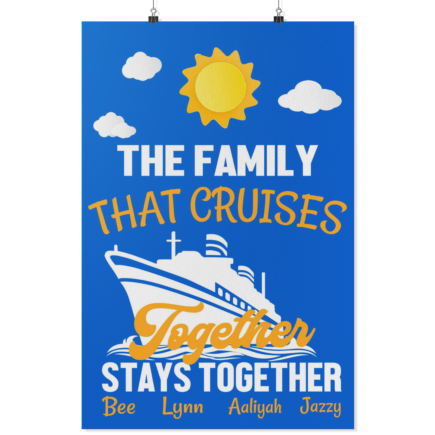 Ticia Custom Crusie Door Decoration-Posters 2-TD Gift Solutions.com
