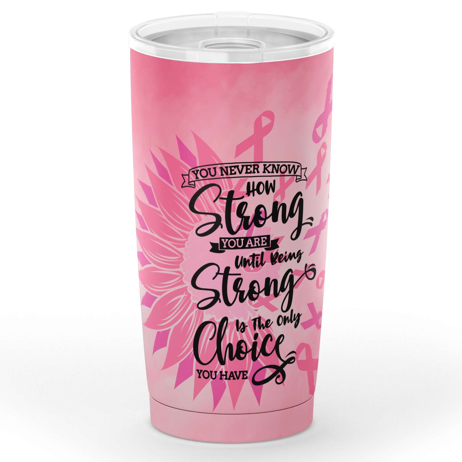 Cute Tumblers | Give Cancer The Boot Breast Cancer Awareness Tumbler