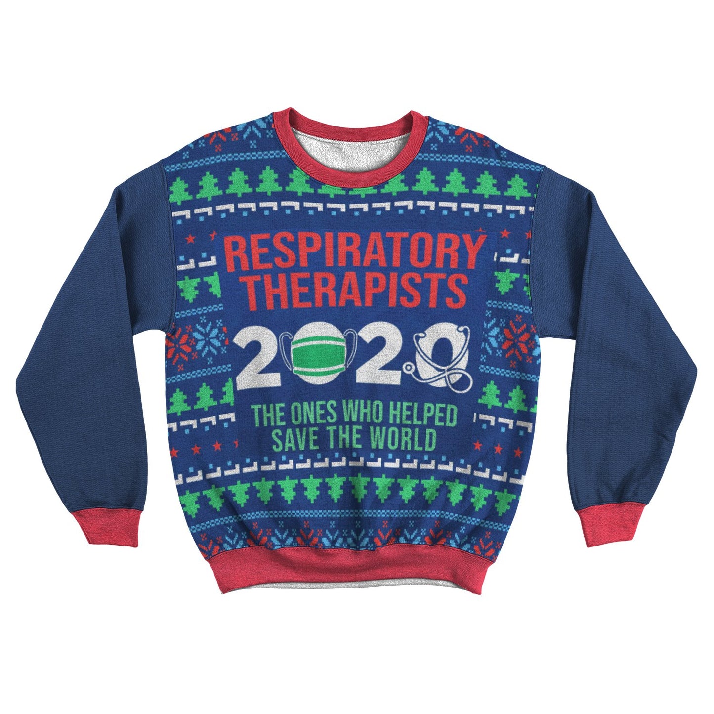 Respiratory Therapy 2020 The Ones Who Helped Save The World Ugly Sweatshirt-All Over Prints-TD Gift Solutions.com