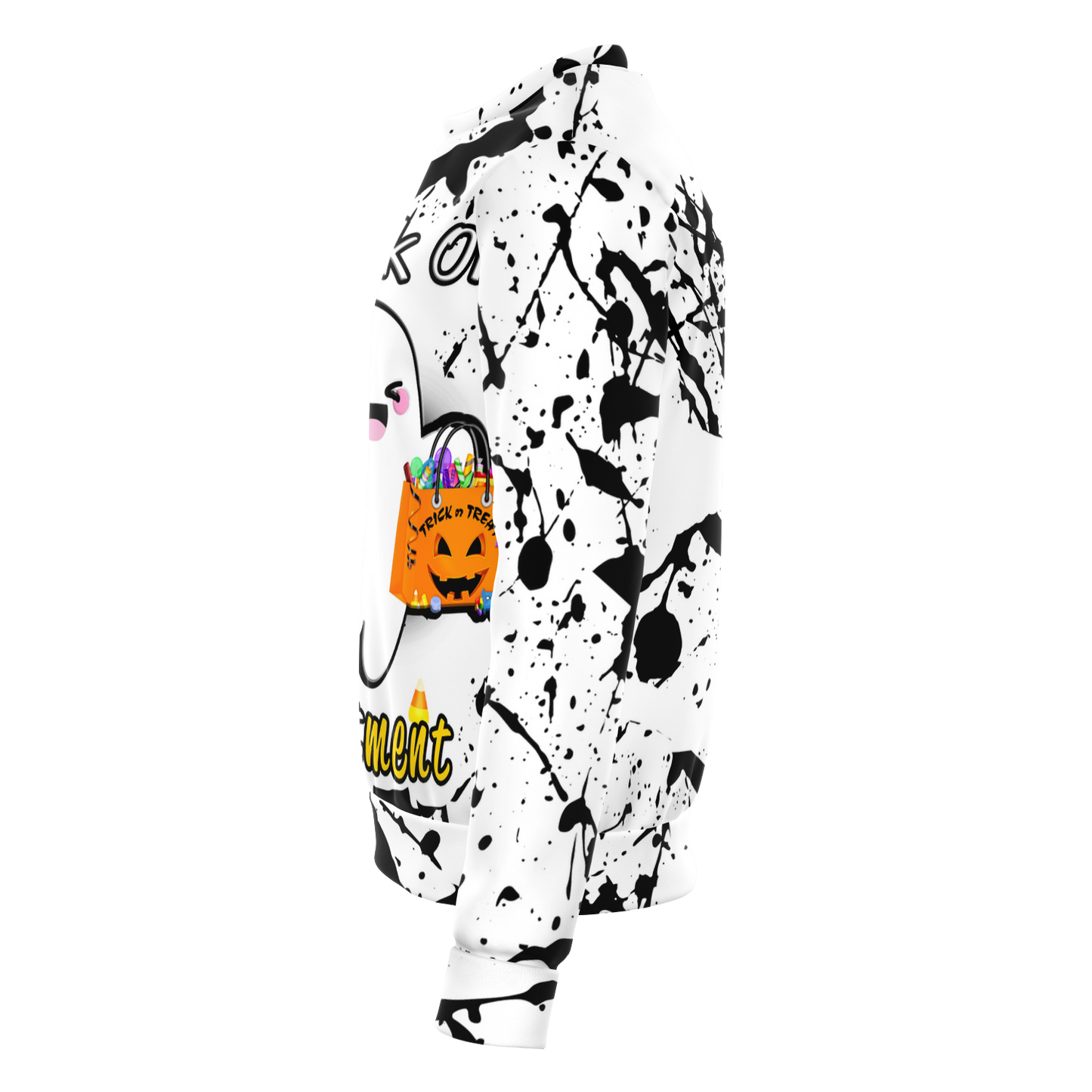 Respiratory Therapist Gifts | Respiratory Therapy Trick Or Treatment Tie Die Look Sweatshirt-TD Gift Solutions.com