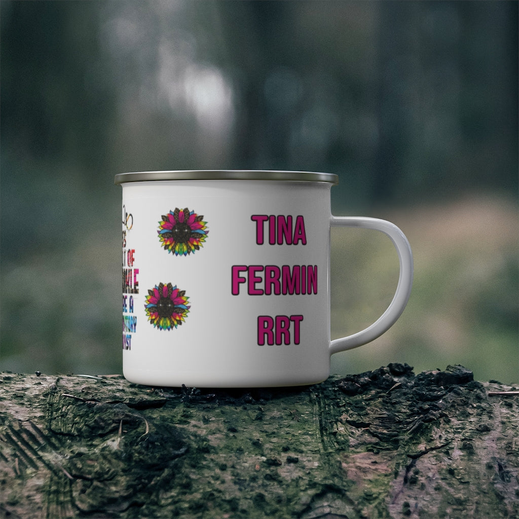 Respiratory Therapist Gifts | Enamel Camping Mug-TD Gift Solutions.com