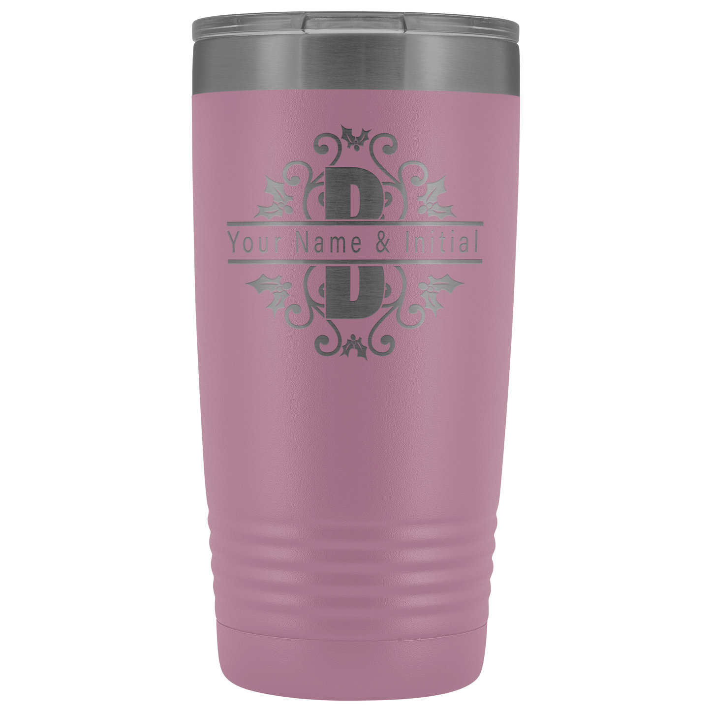 Mom Gift | 20oz Personalized Split Monogram Tumbler Cup-Tumblers-TD Gift Solutions.com