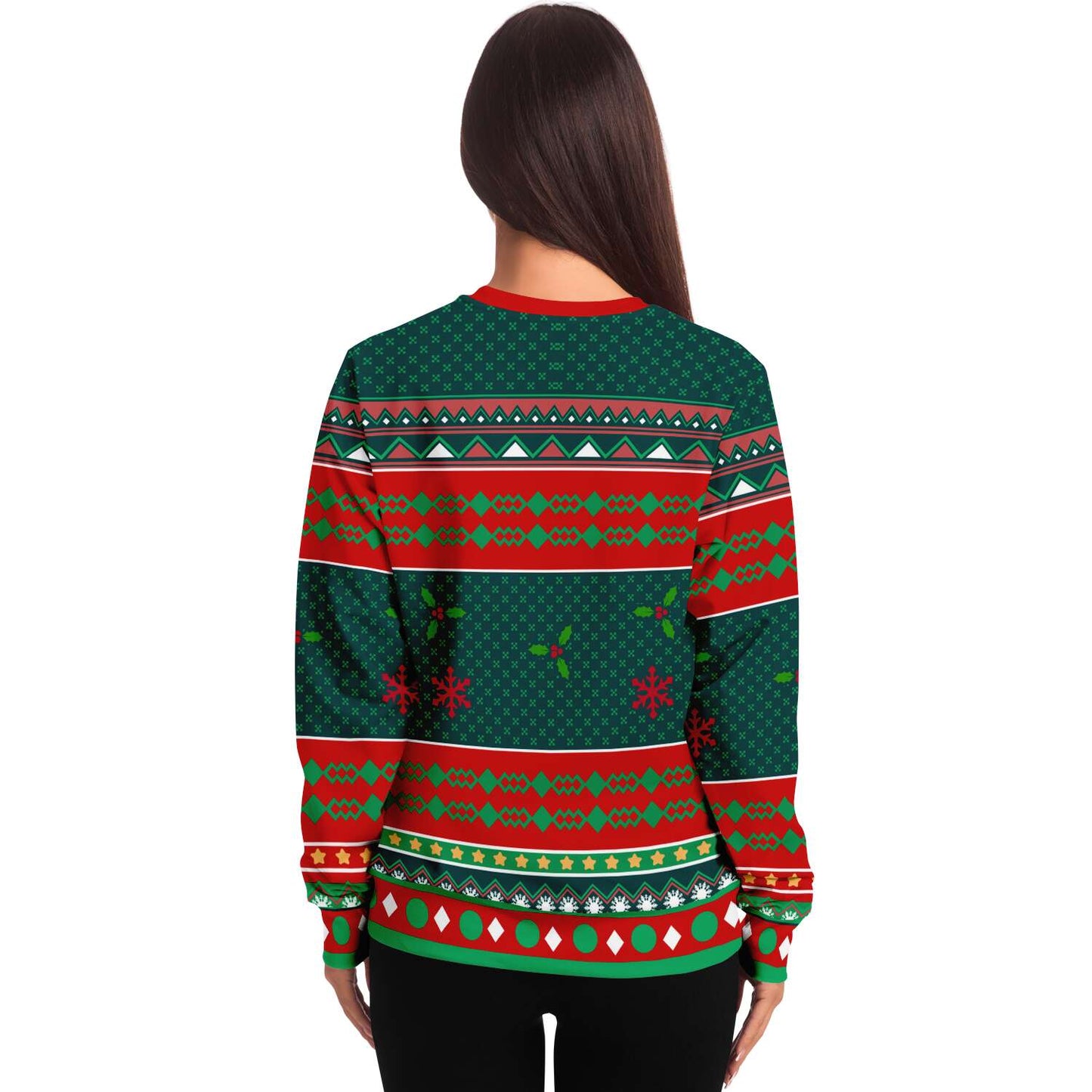 Ugly Christmas Sweatshirt | I Put Out For Santa Ugly Christmas Sweatshirt-TD Gift Solutions.com