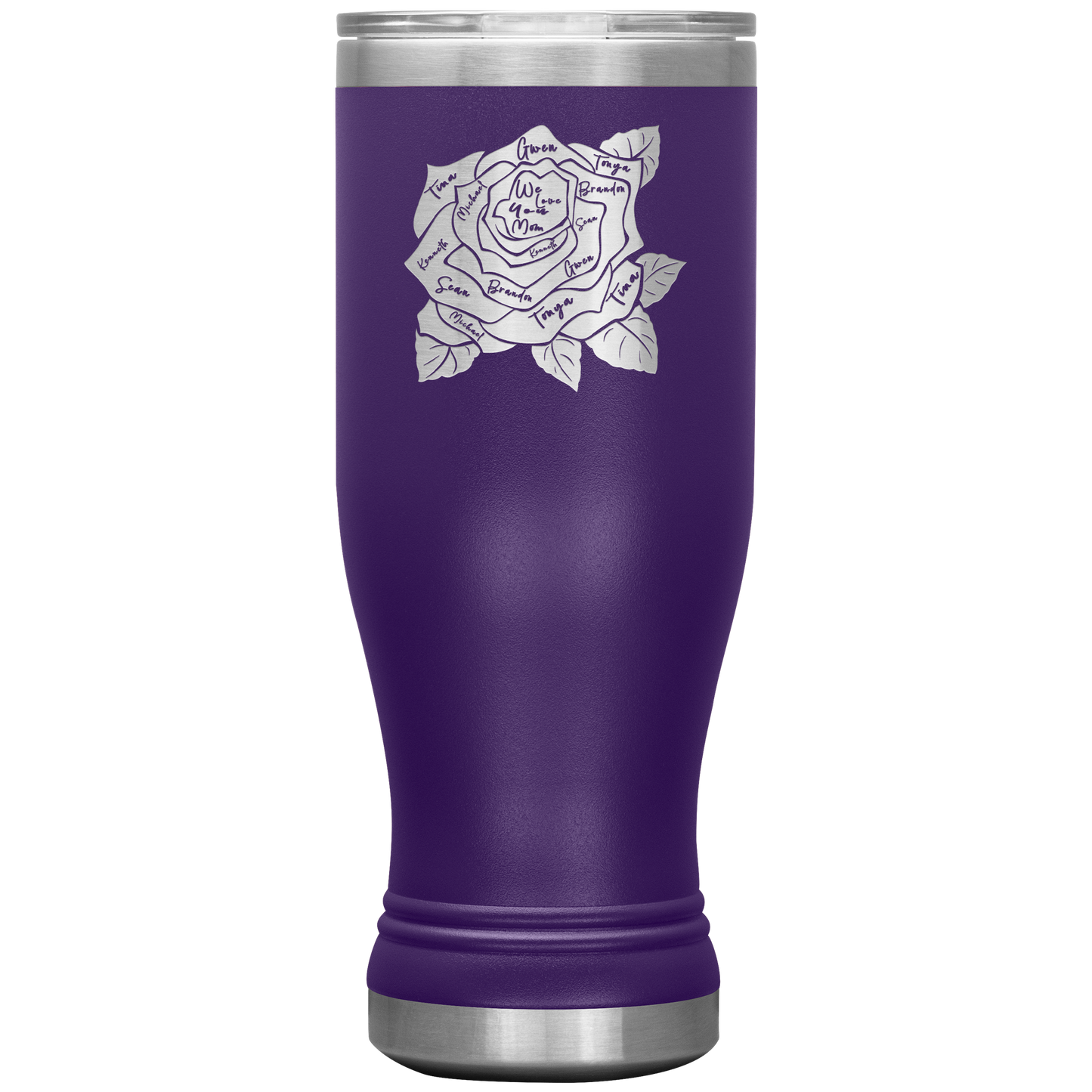 20 oz Personalized Boho Mothers Day Tumbler | Mom Gifts-Tumblers-TD Gift Solutions.com