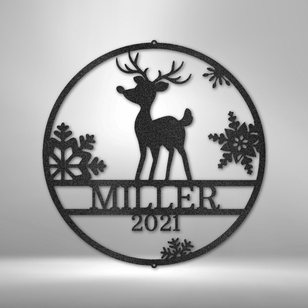 Rudolph's Monogram | Personalized Signs Metal-TD Gift Solutions.com