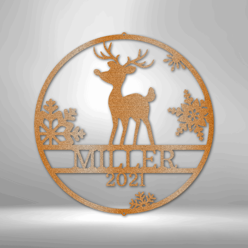 Rudolph's Monogram | Personalized Signs Metal-TD Gift Solutions.com