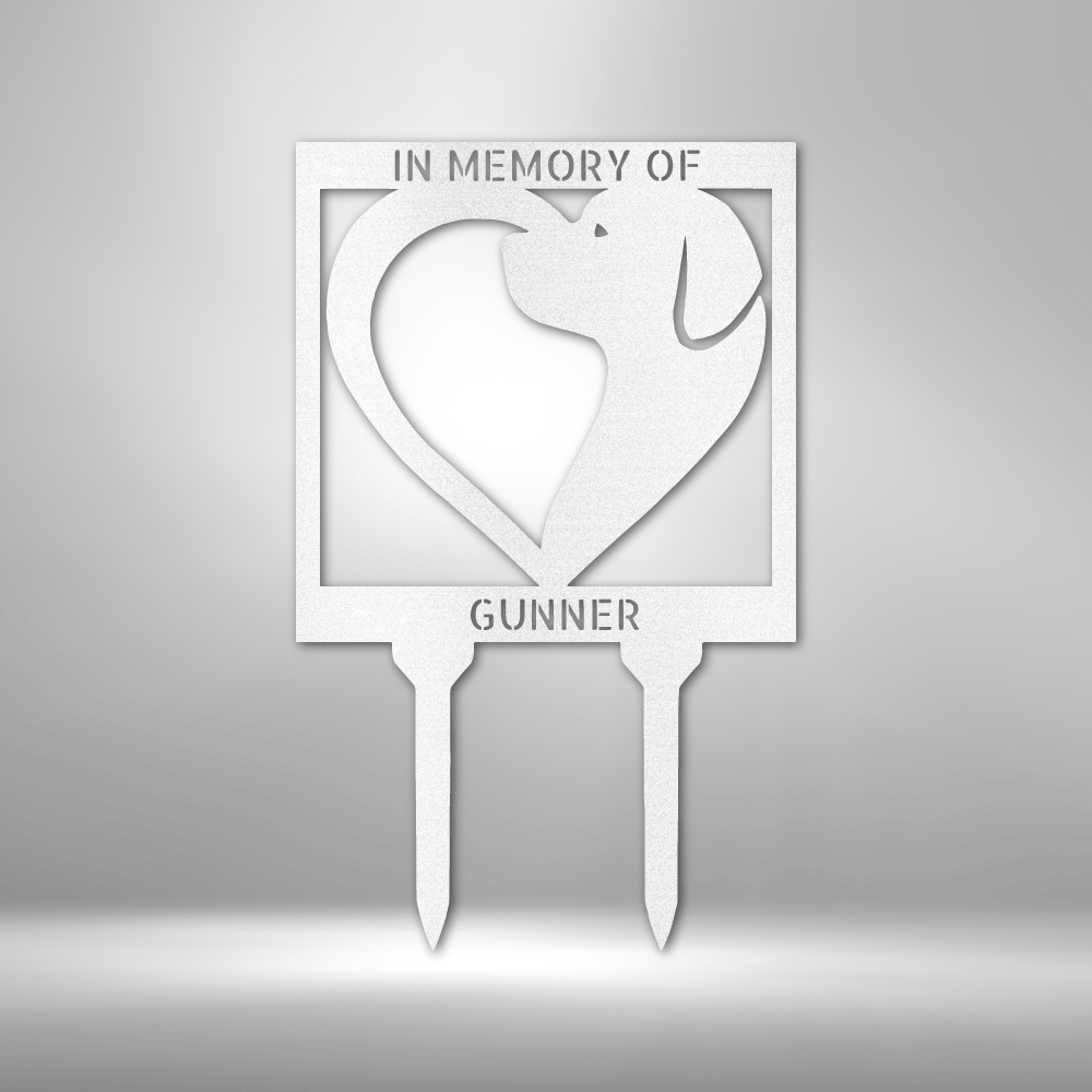 Dog Memory Gifts | Personalized In Memory Dog Steel Sign-TD Gift Solutions.com