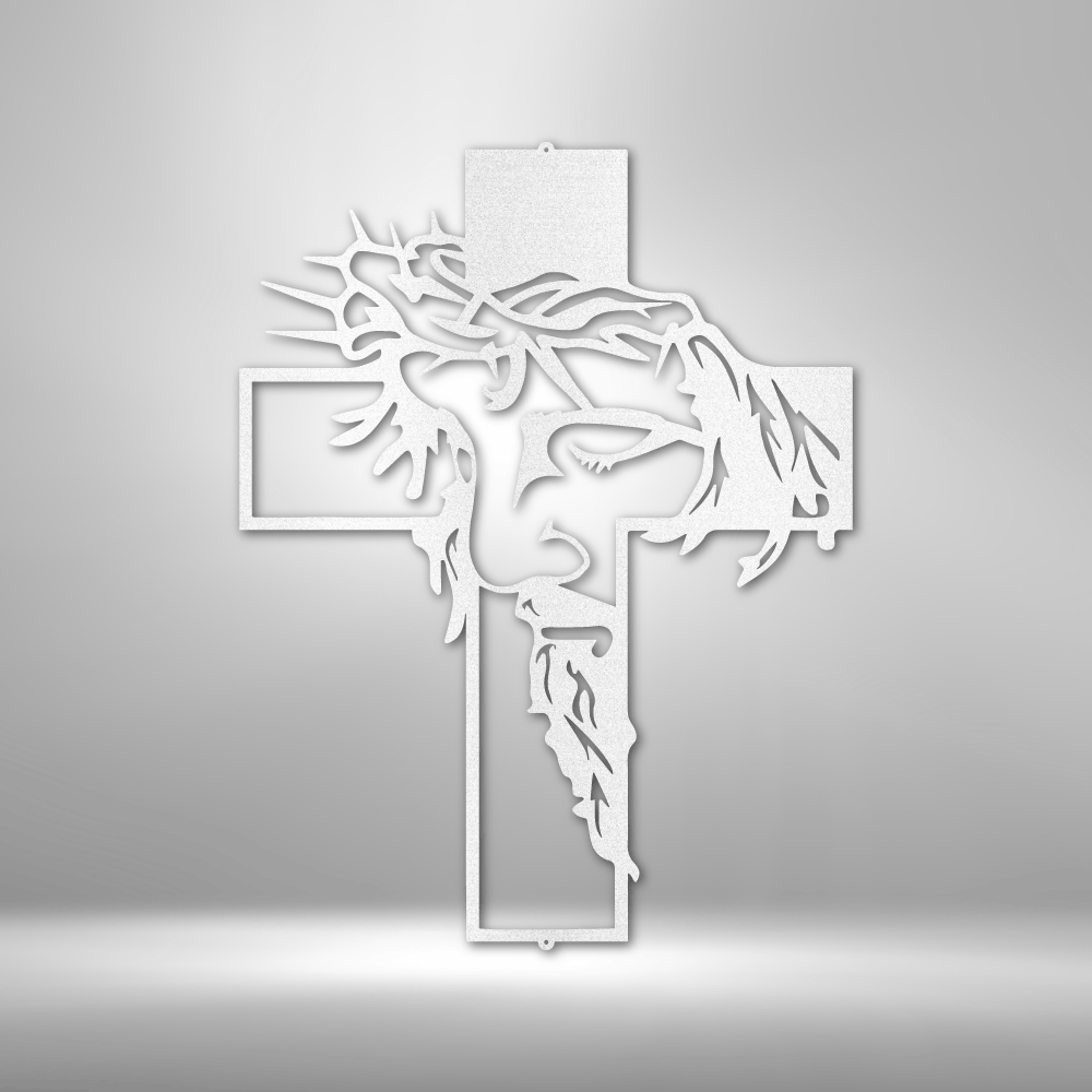 Christ Cross - Steel Sign-TD Gift Solutions.com
