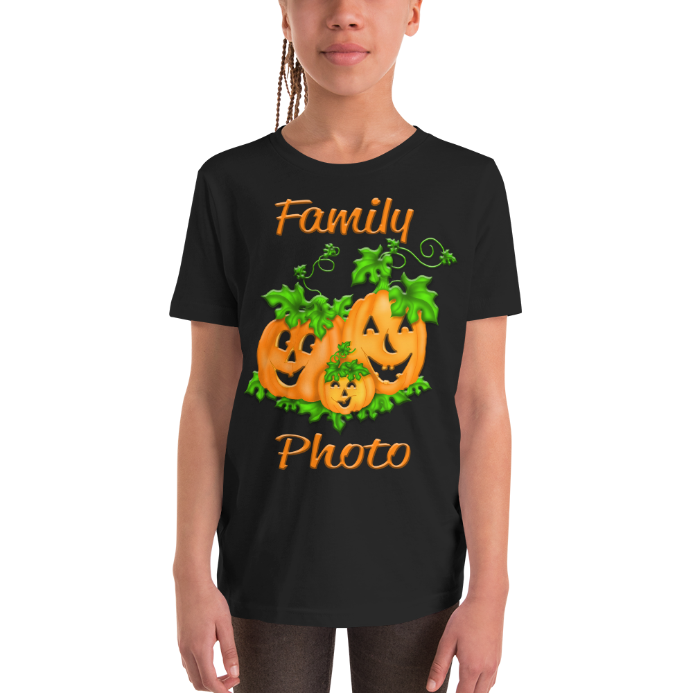 Pumpkin Shirt | Pumpkin Family Photo Short-Sleeve T Shirts-TD Gift Solutions.com