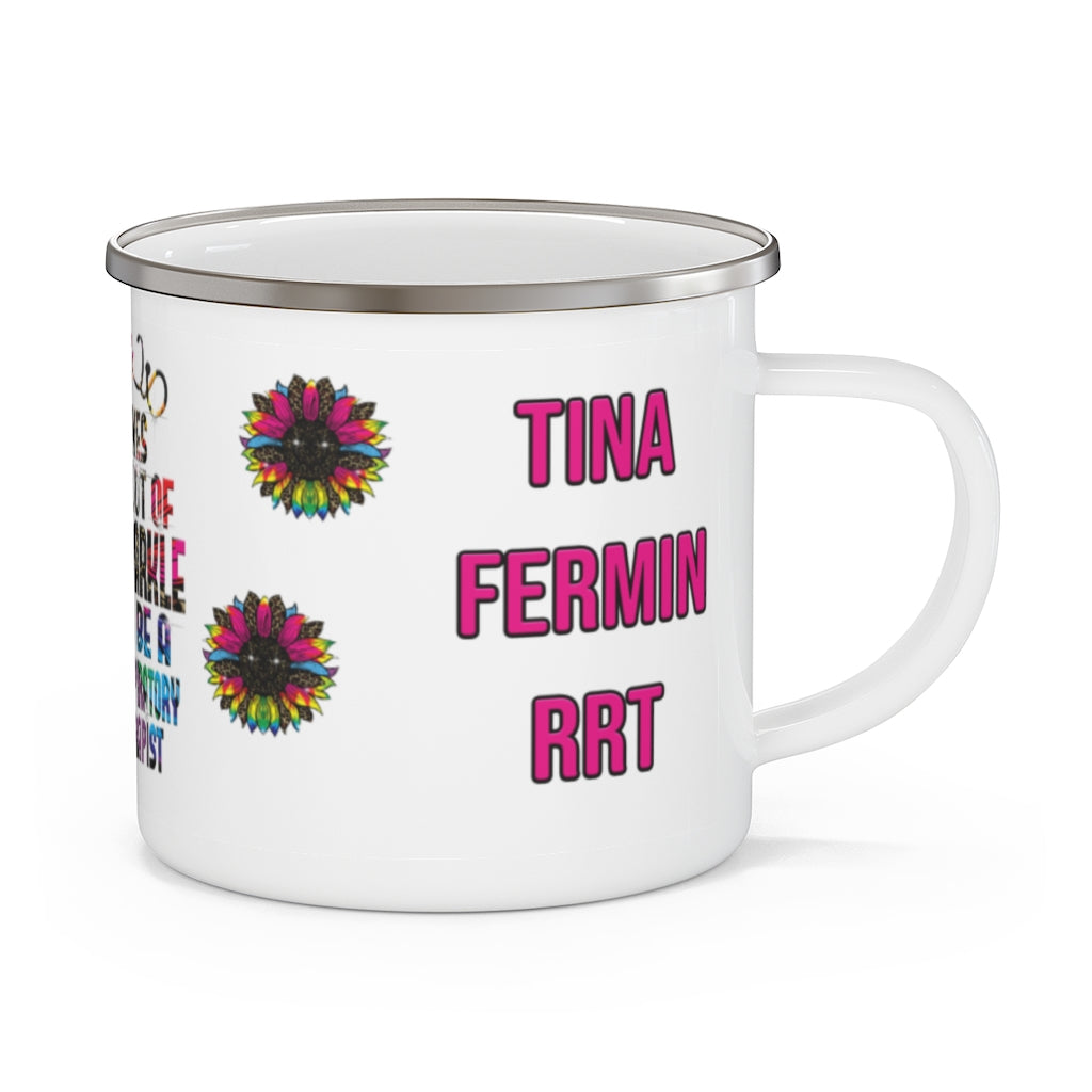 Respiratory Therapist Gifts | Enamel Camping Mug-TD Gift Solutions.com