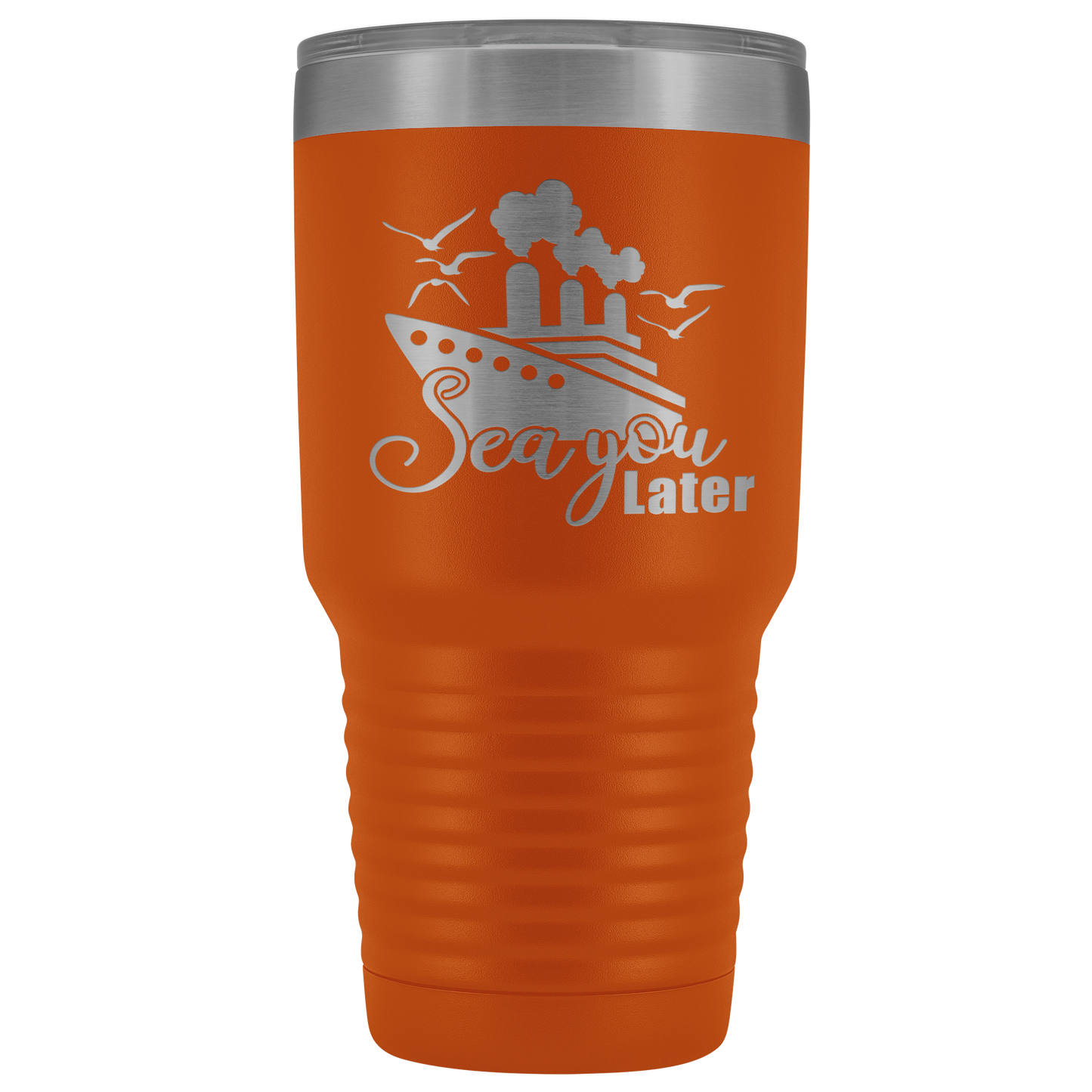 Cruise Addict | Sea You Later 30 oz Cruise Themed Tumbler - Tumblers