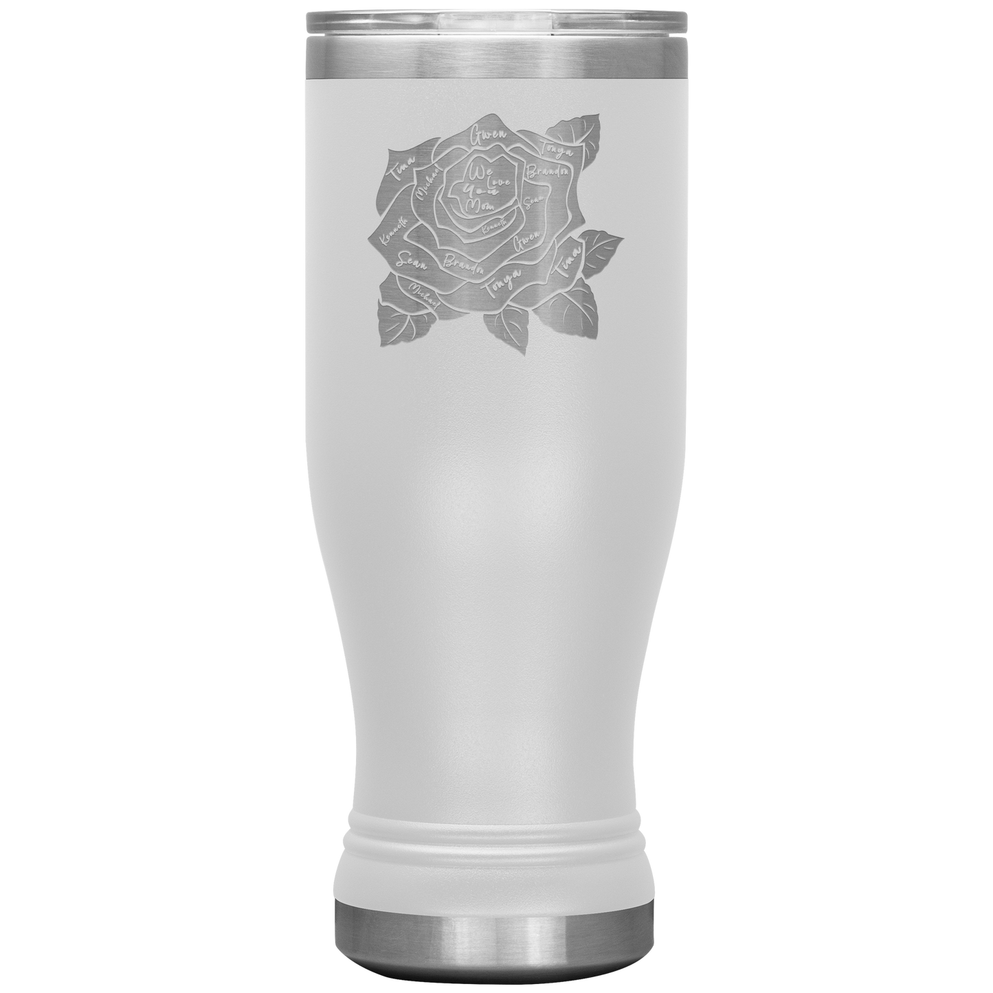 20 oz Personalized Boho Mothers Day Tumbler | Mom Gifts-Tumblers-TD Gift Solutions.com