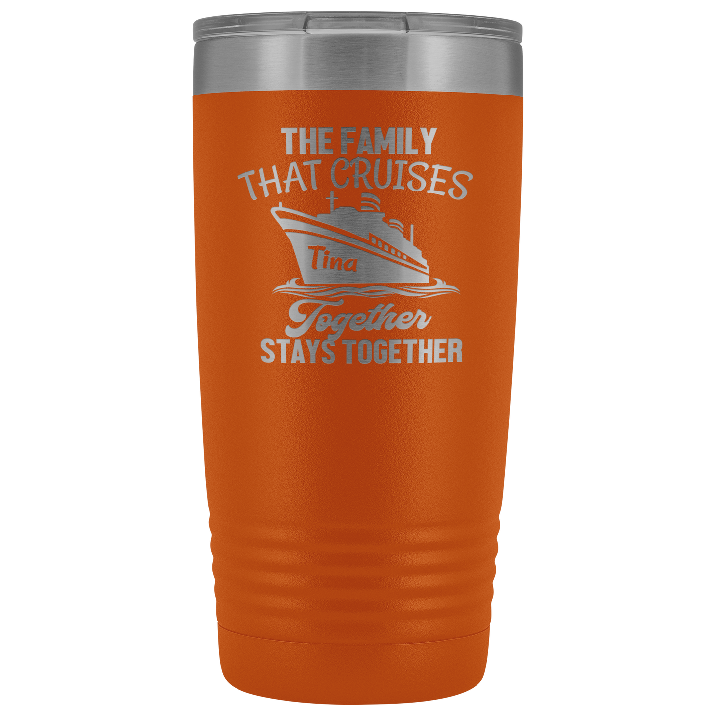 Cruise Life | Personalized The Family That Cruises Together 20 oz Tumbler - Tumblers