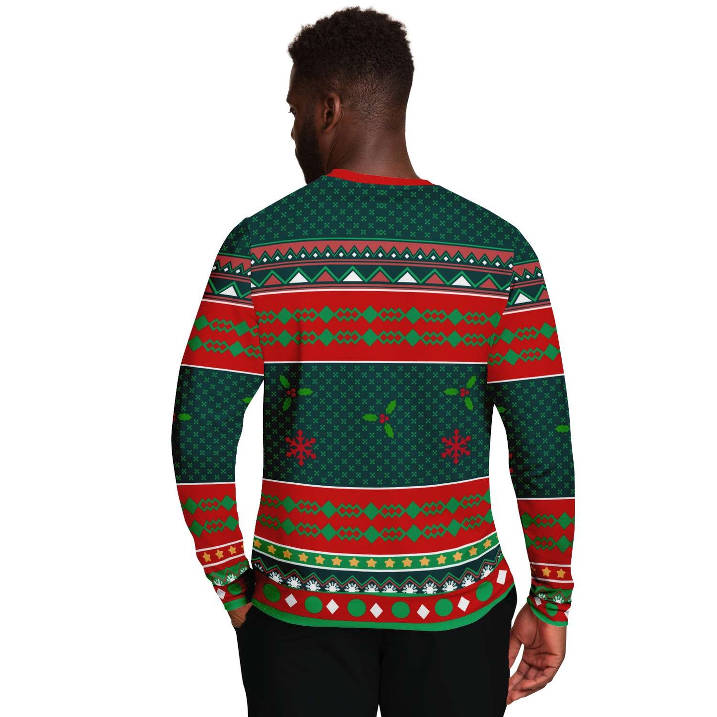 Ugly Christmas Sweatshirt | I Put Out For Santa Ugly Christmas Sweatshirt-TD Gift Solutions.com