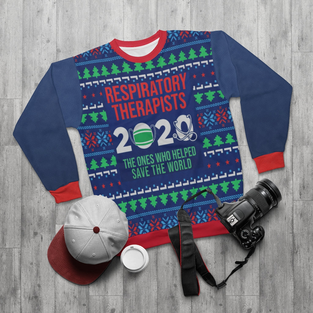 Respiratory Therapy 2020 The Ones Who Helped Save The World Ugly Sweatshirt-All Over Prints-TD Gift Solutions.com