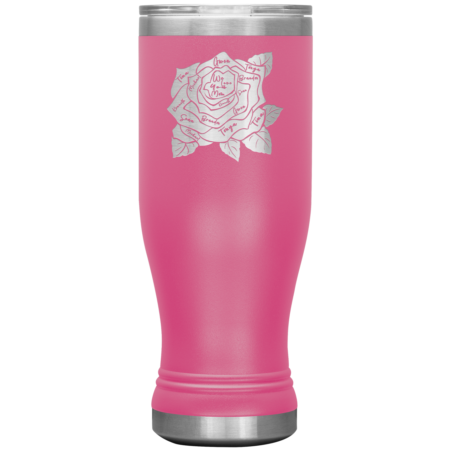 20 oz Personalized Boho Mothers Day Tumbler | Mom Gifts-Tumblers-TD Gift Solutions.com