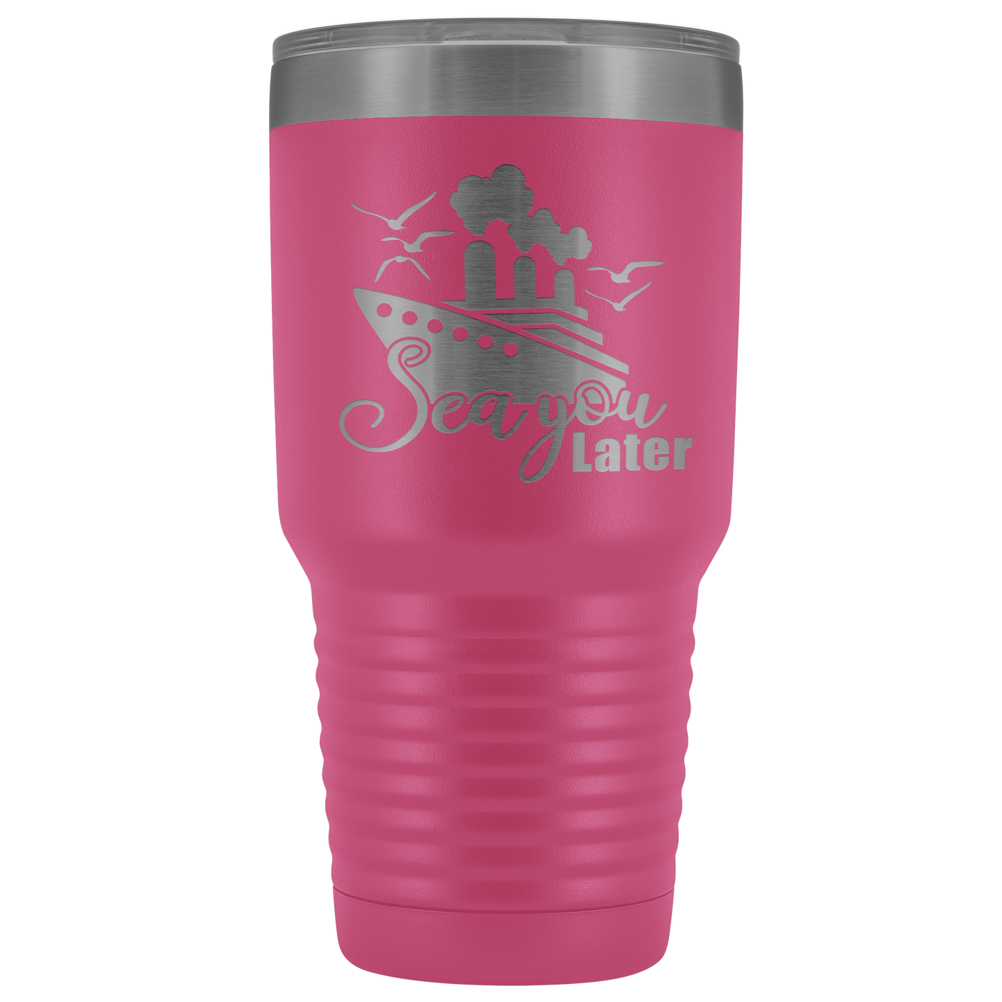 Cruise Addict | Sea You Later 30 oz Cruise Themed Tumbler - Tumblers