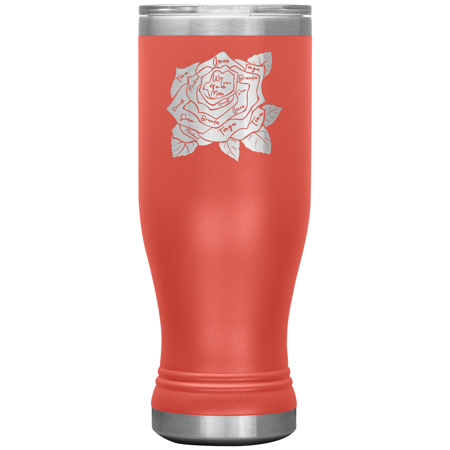 20 oz Personalized Boho Mothers Day Tumbler | Mom Gifts-Tumblers-TD Gift Solutions.com