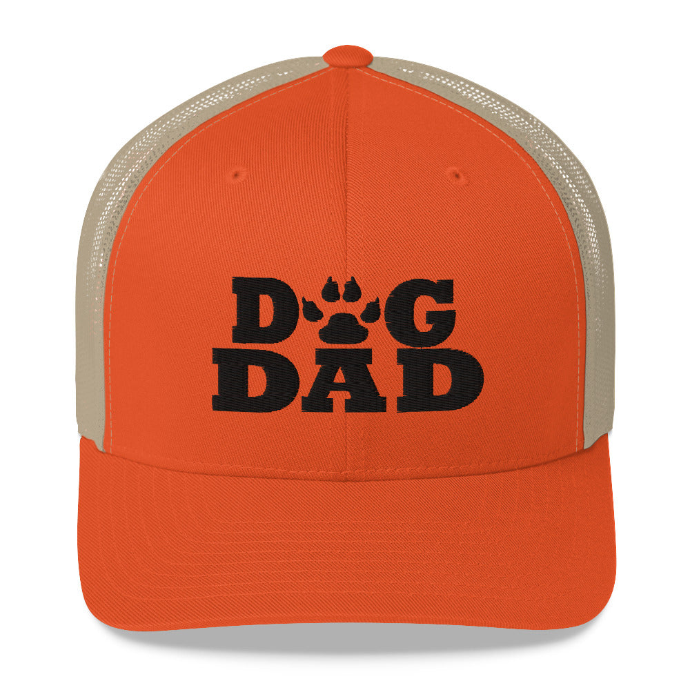 Dad Gifts | Trucker Style Paw Print Dog Dad Cap-TD Gift Solutions.com