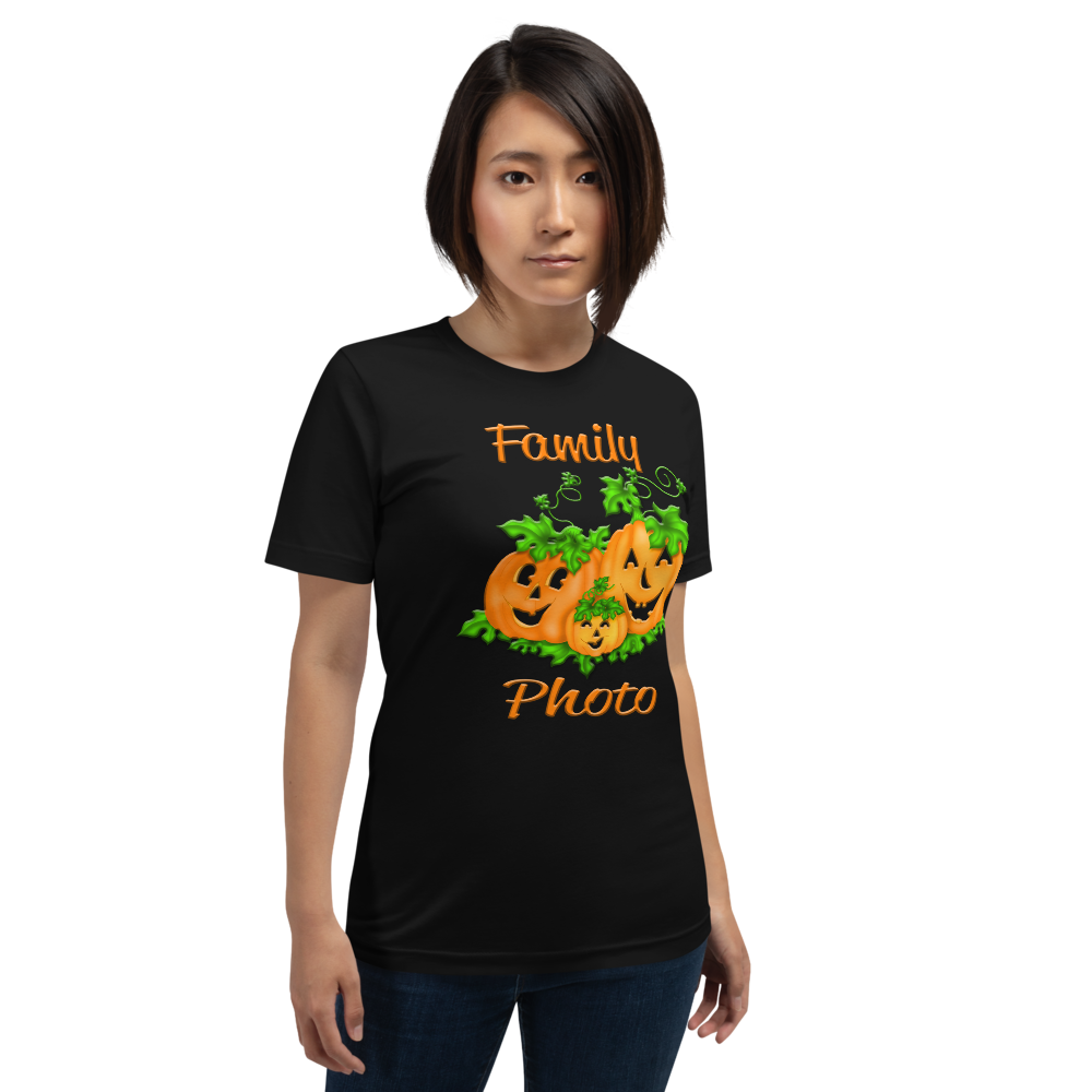 Pumpkin Shirt | Pumpkin Family Photo Short-Sleeve T Shirts-TD Gift Solutions.com