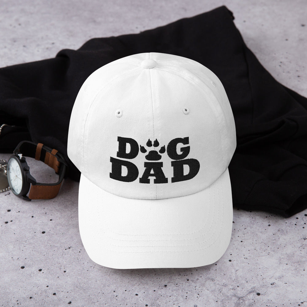 Father's Day | Paw Print Dog Dad Embroidered Hat-TD Gift Solutions.com