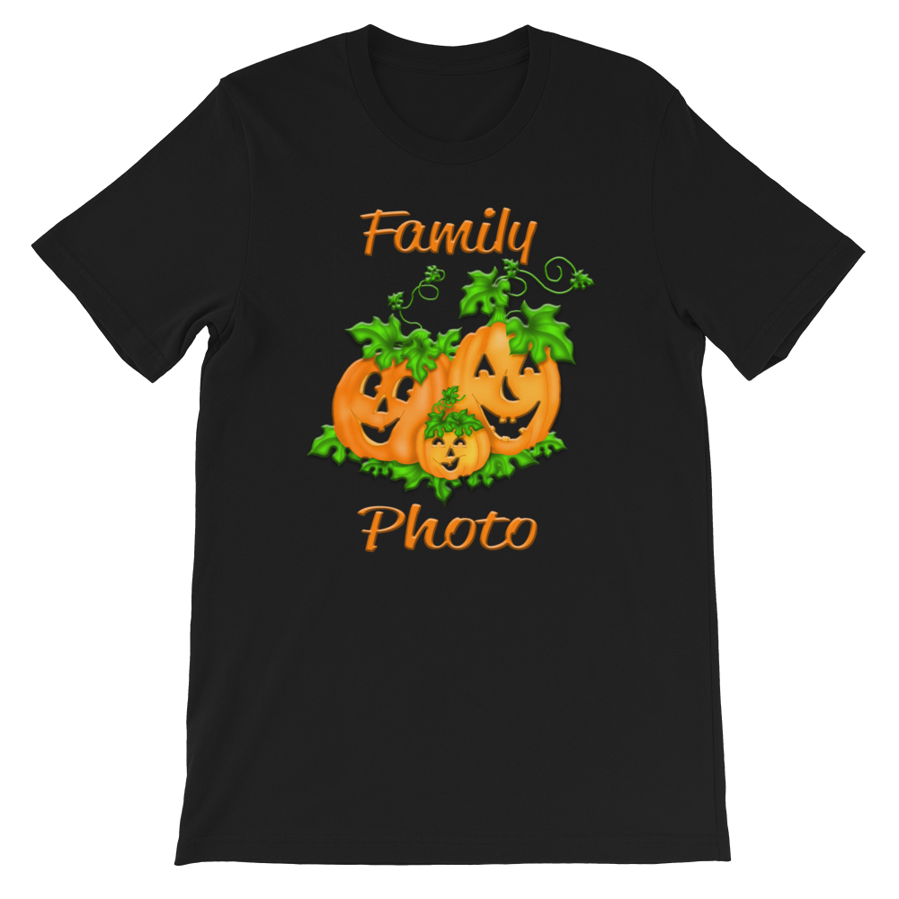 Pumpkin Shirt | Pumpkin Family Photo Short-Sleeve T Shirts-TD Gift Solutions.com