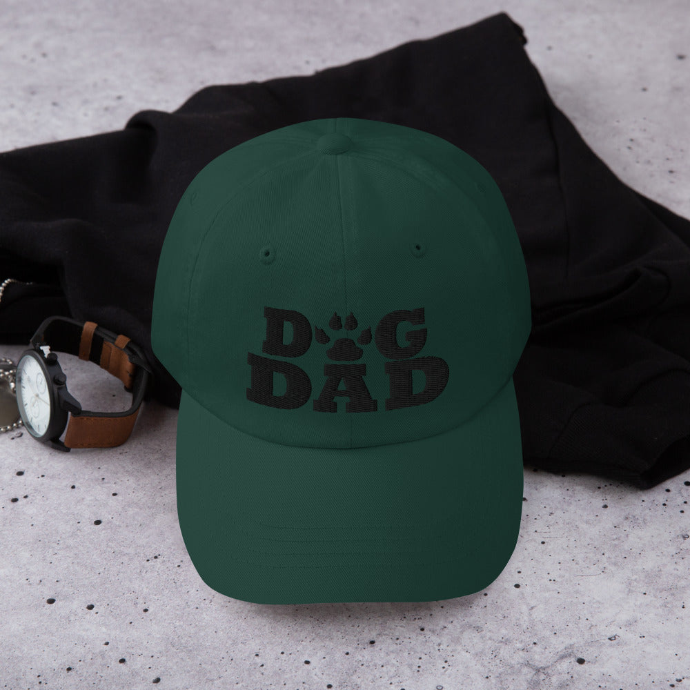 Father's Day | Paw Print Dog Dad Embroidered Hat-TD Gift Solutions.com