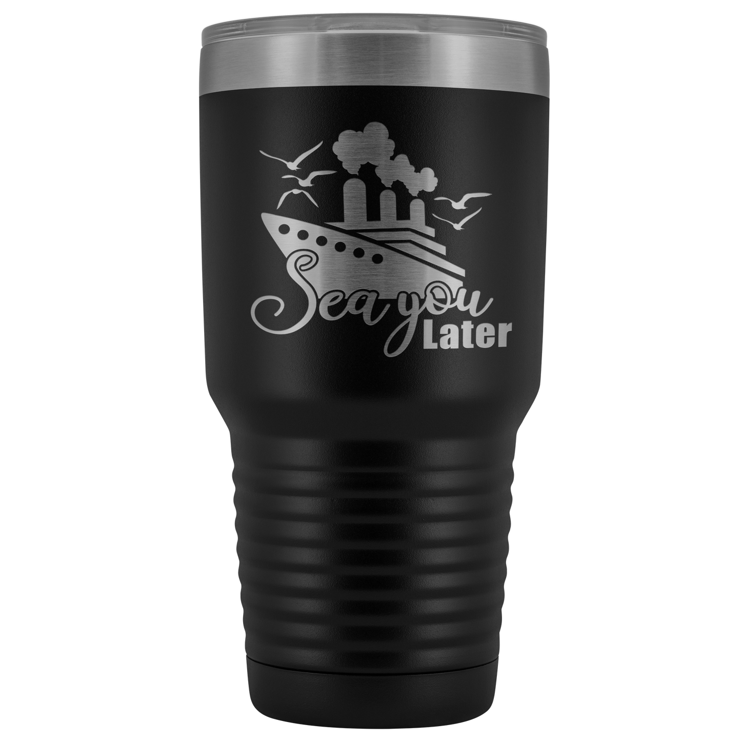 Cruise Addict | Sea You Later 30 oz Cruise Themed Tumbler - Tumblers