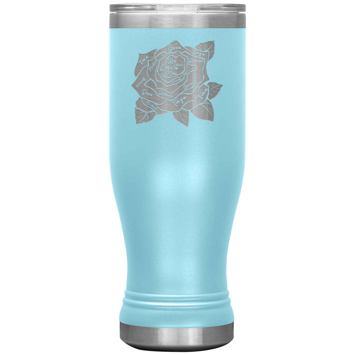 20 oz Personalized Boho Mothers Day Tumbler | Mom Gifts-Tumblers-TD Gift Solutions.com
