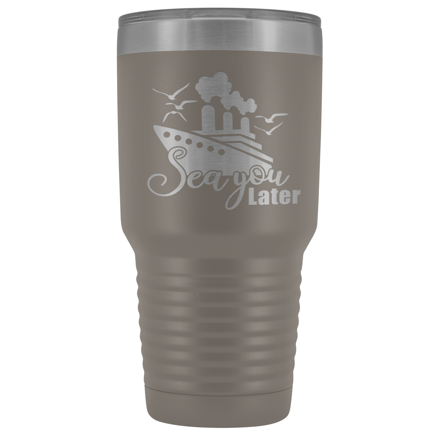 Cruise Addict | Sea You Later 30 oz Cruise Themed Tumbler - Tumblers