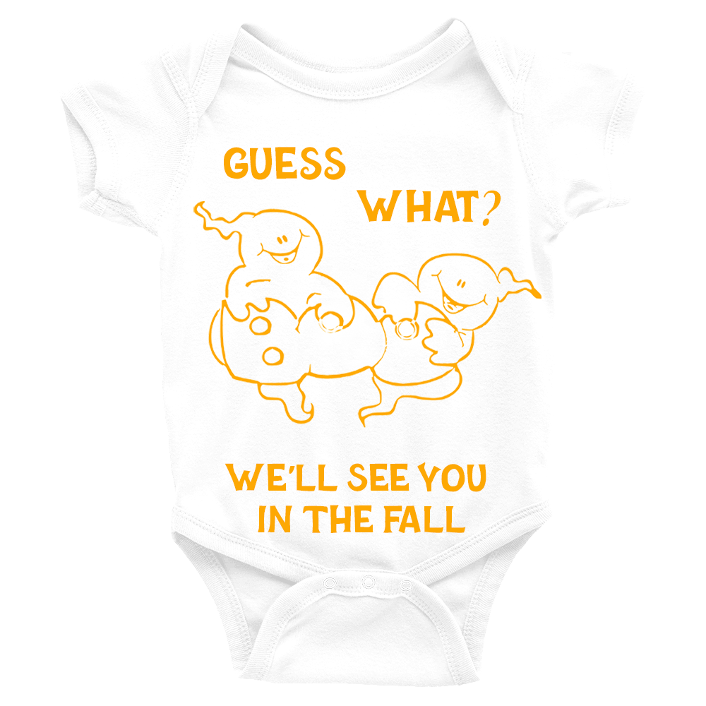 Twin Ghost Baby Announcement Onesie | Fun Ways to Announce Twins -