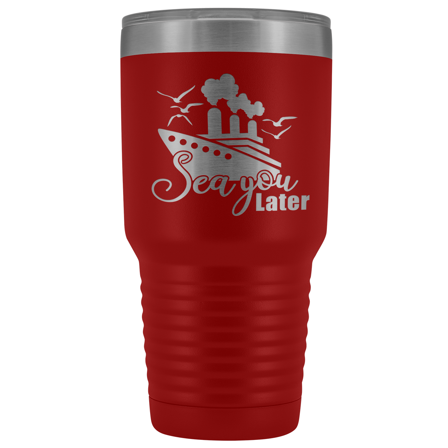 Cruise Addict | Sea You Later 30 oz Cruise Themed Tumbler - Tumblers