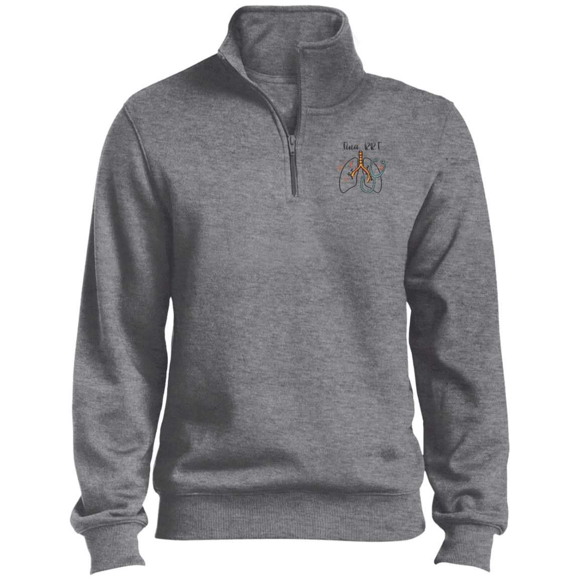 Respiratory Therapy Thankful For My Tribe 1/4 Zip Sweatshirt-TD Gift Solutions.com