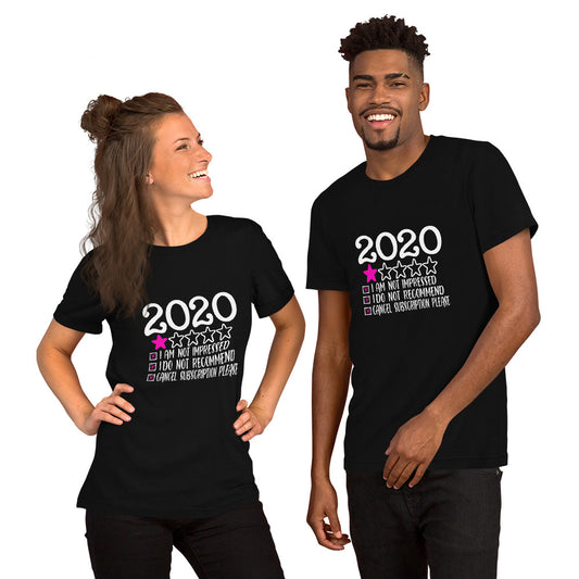 I'm Not Impressed With 2020 Unisex Black T-shirt-T-shirt-TD Gift Solutions.com