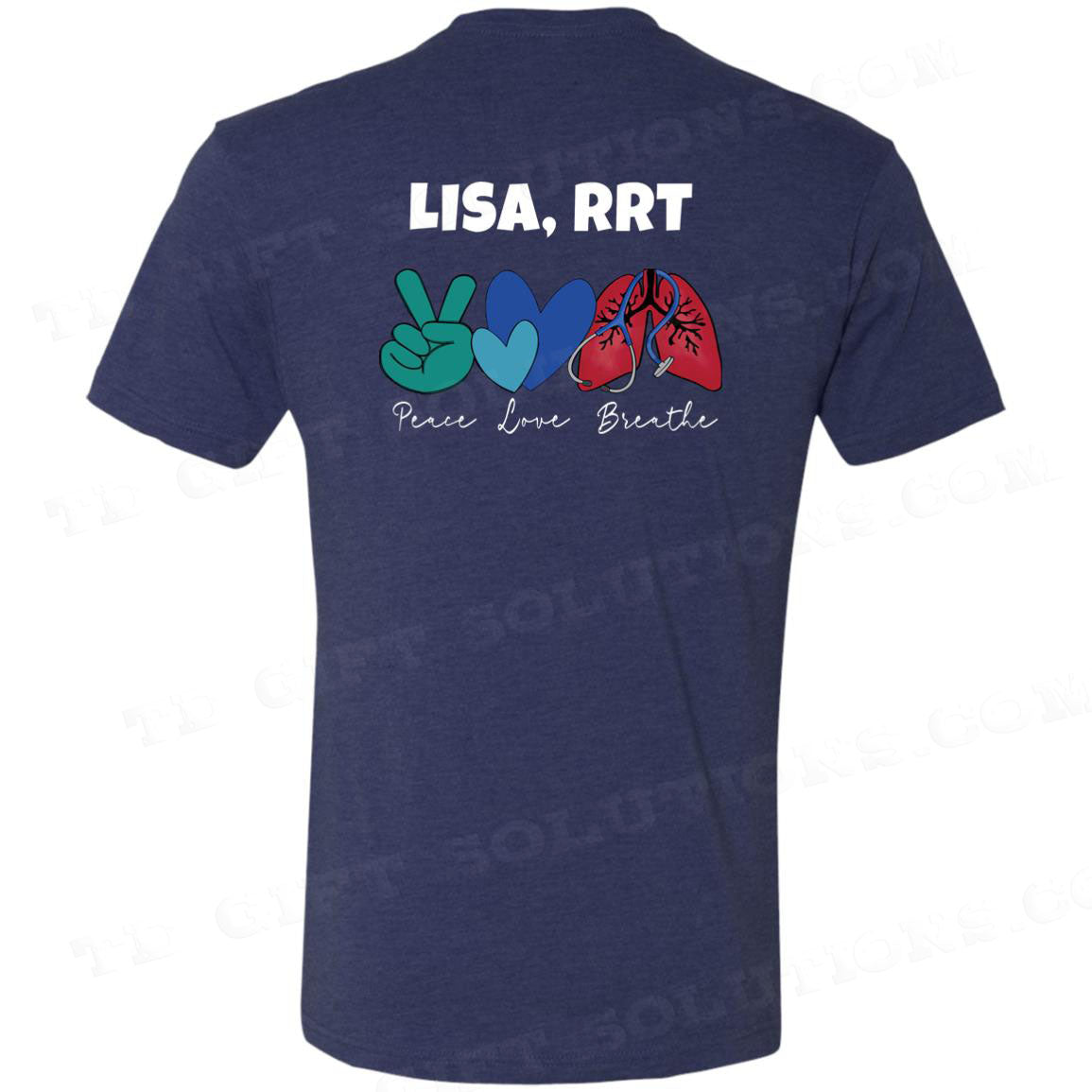 2022 Personalized Respiratory Care Week Triblend T-Shirt-TD Gift Solutions.com