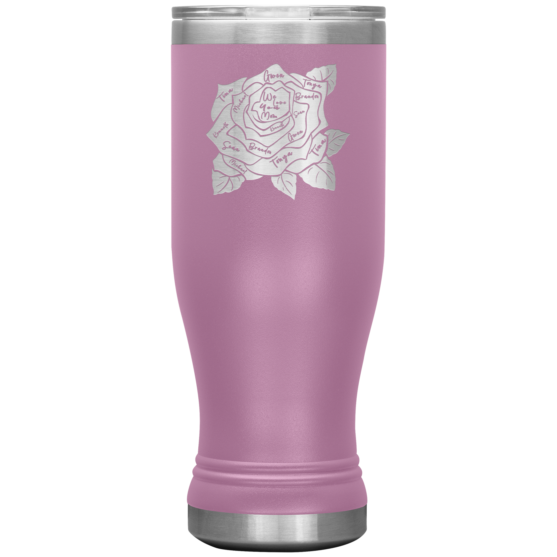 20 oz Personalized Boho Mothers Day Tumbler | Mom Gifts-Tumblers-TD Gift Solutions.com
