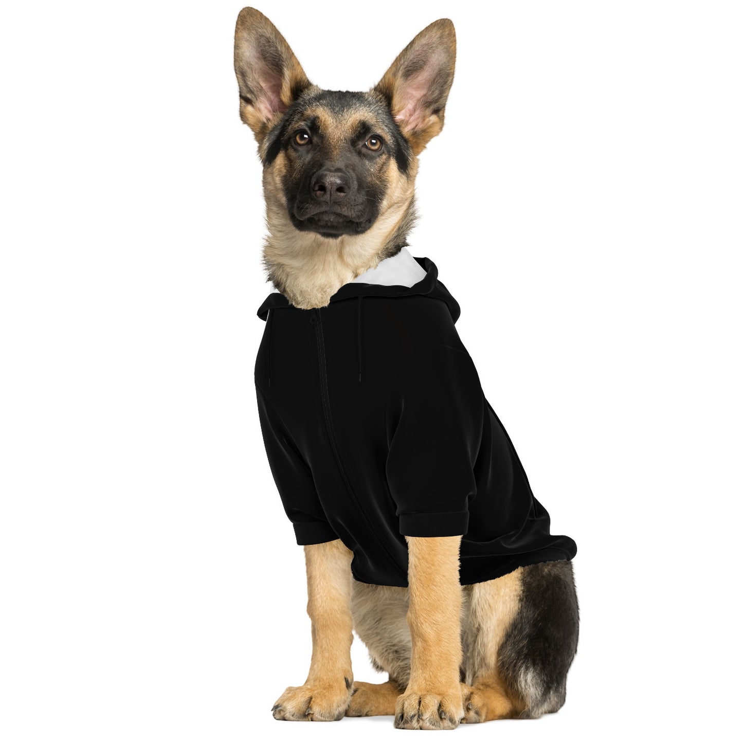 T Shirt For Dogs | My Mom's A Fighter Breast Cancer Dog TShirt-Athletic Dog Zip-Up Hoodie - AOP-TD Gift Solutions.com