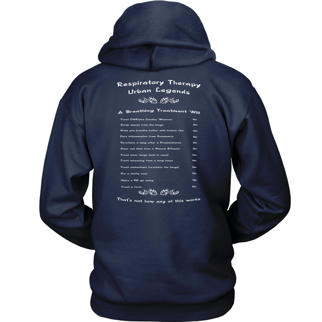 Respiratory Therapy Urban Legends Unisex Hoodie | RT Swag - T-shirt