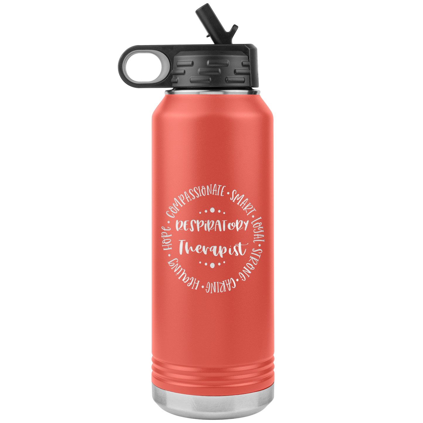 Respiratory Care Week 2020 | Respiratory Therapist 32 oz Water Bottle-Tumblers-TD Gift Solutions.com