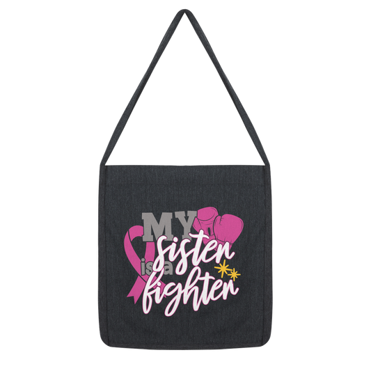 My Sister Is A Fighter 2 Classic Tote Bag-Accessories-TD Gift Solutions.com