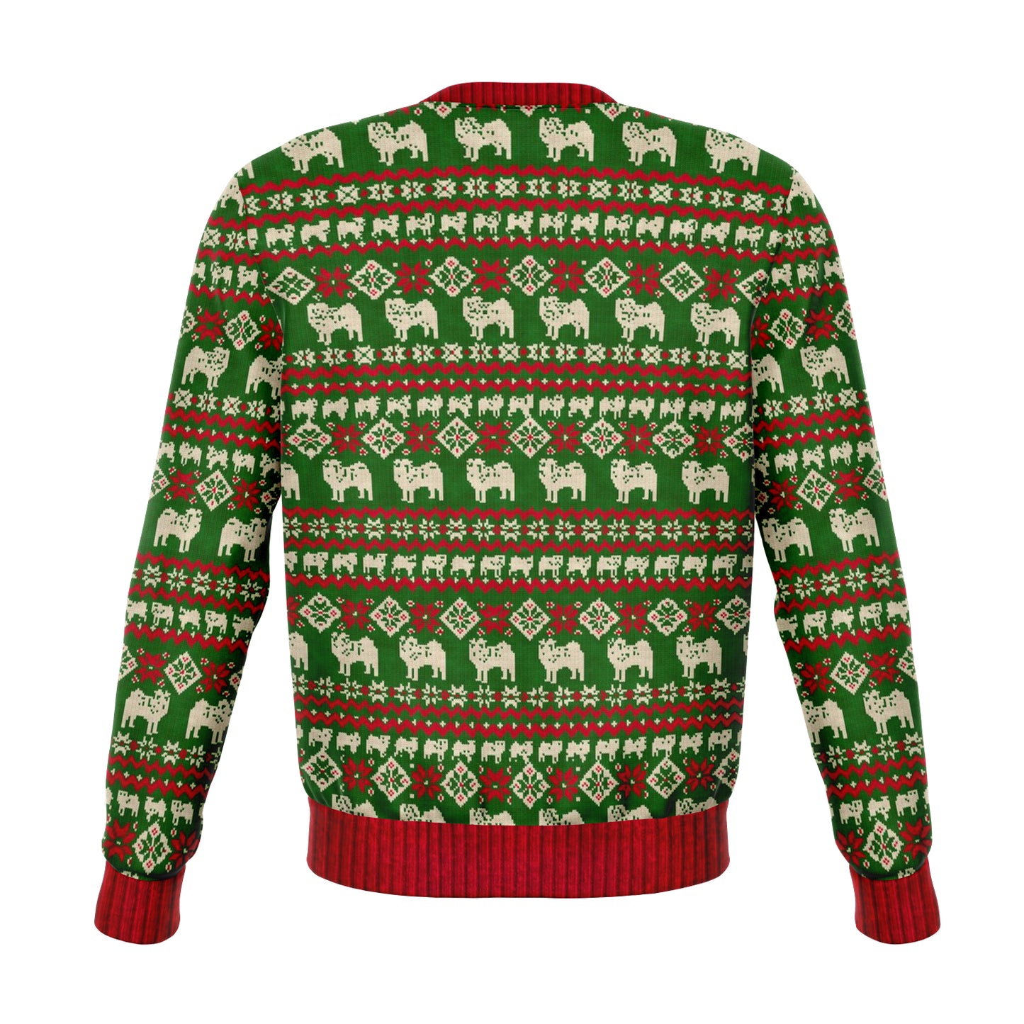 Ugly Christmas Sweatshirt | Bah HumPug Ugly Christmas Sweatshirt-TD Gift Solutions.com
