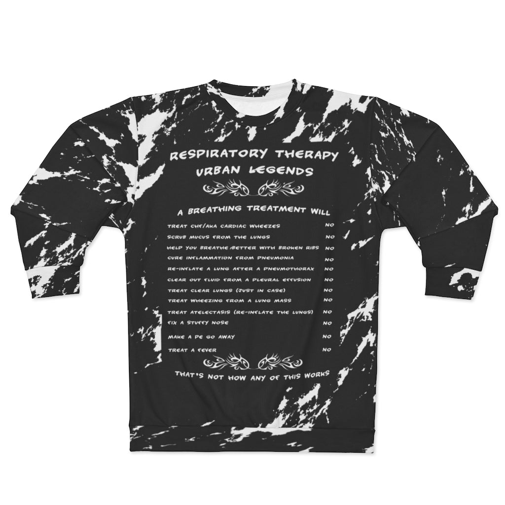 Respiratory Therapy Sweatshirt | RT Urban Legends AOP Unisex Sweatshirt-TD Gift Solutions.com