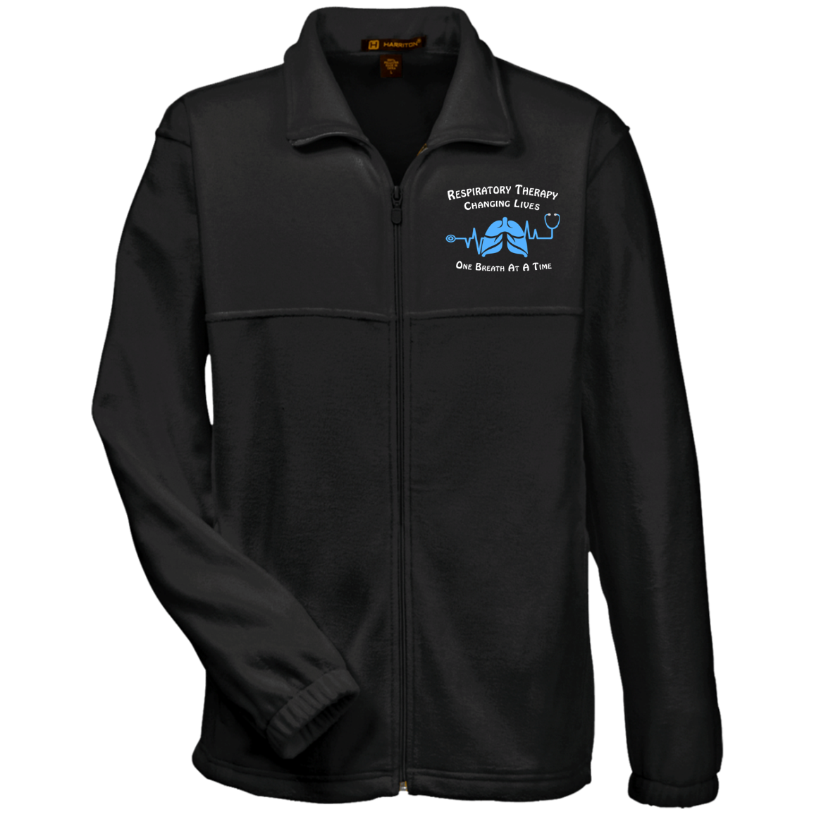 Respiratory Therapist | Respiratory Care Men's Harriton Fleece Full-Zip-Jackets-TD Gift Solutions.com