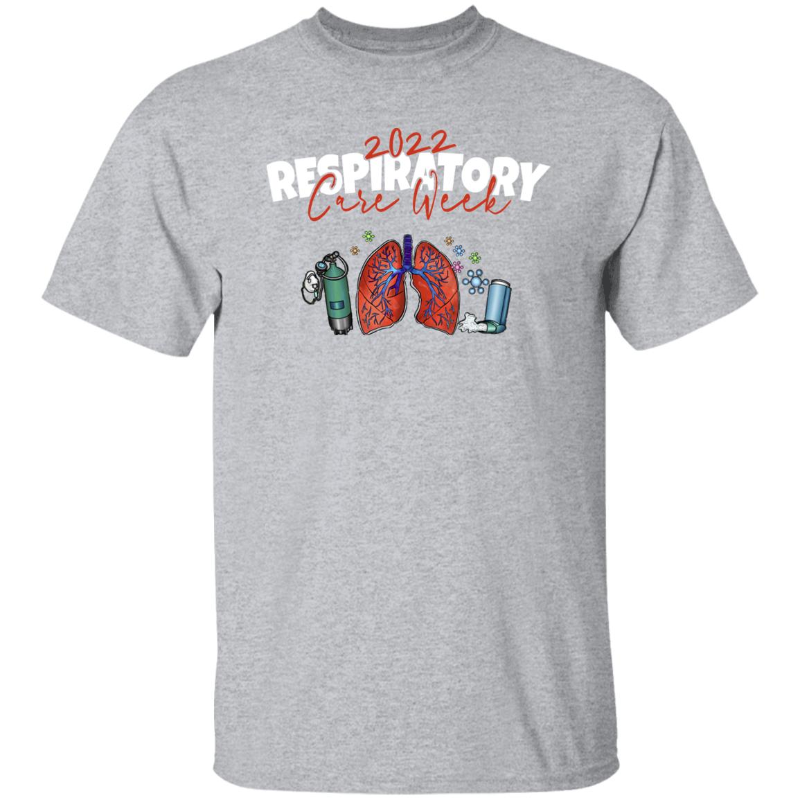 Respiratory Care Week G500 5.3 oz. T-Shirt-TD Gift Solutions.com